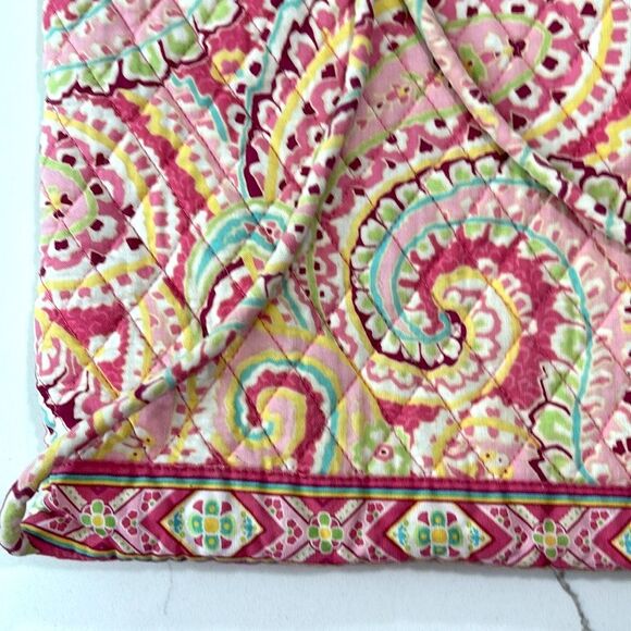 Vera Bradley | Capri Melon Quilted Backpack Knapsack Cinch Tote Bag Retired - Picture 8 of 12